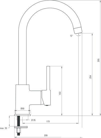 Смеситель Deante Aster BCA 062M