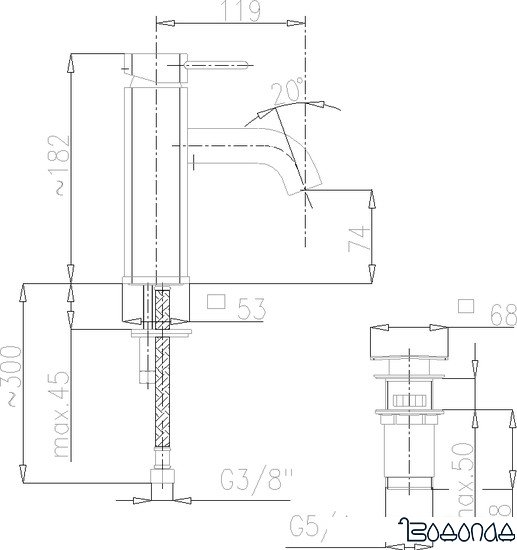 Смеситель Armatura Brylant 4302-811-00 фото 2