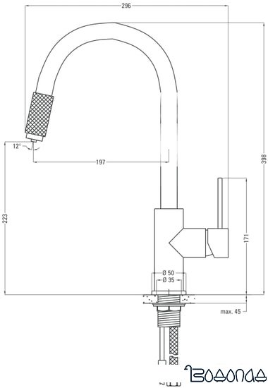 Смеситель Deante Aster BCA B64M