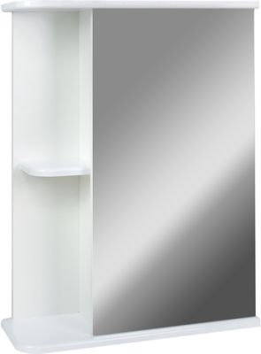Doratiz Шкаф с зеркалом Гретта 60 (правый, белый)