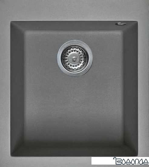 Кухонная мойка Elleci Quadra 100 Titanium 73