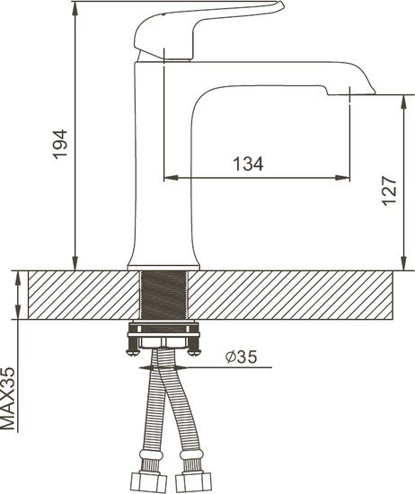Смеситель Gappo G1050-8
