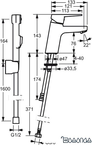 Смеситель Oras Twista 3812F