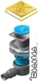 Трап/канал Pestan Confluo Standard Drops 1 Mask Gold