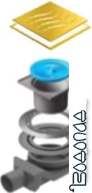 Трап/канал Pestan Confluo Standard Tide 4 Mask Gold