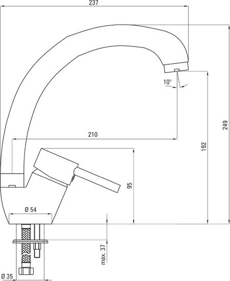 Смеситель Deante Aster BCA 066M