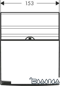 Верхний душ Hansgrohe Raindance Rainfall Stream 150 [26443000]