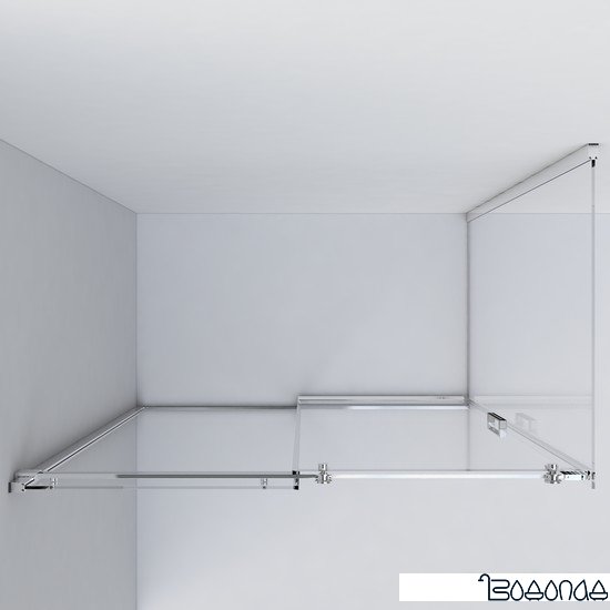 Душевой уголок Vincea Como VSR-1C9012CGB (черный/тонированное)