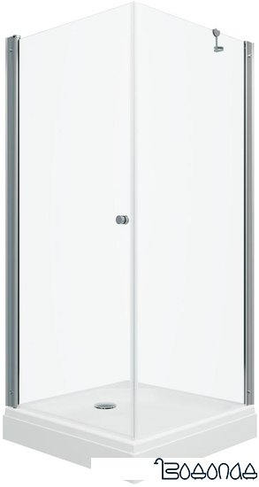 Душевой уголок Triton Форта Хром А1 90х90 (прозрачное стекло)