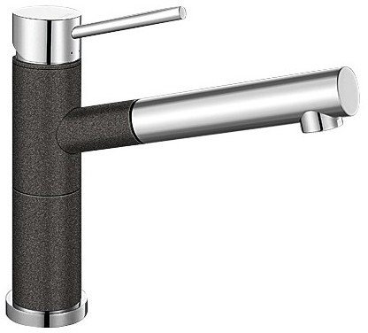 Смеситель Blanco Alta-S Compact Silgranit (антрацит) [515333]