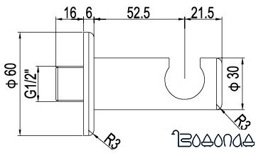 Держатель душевой лейки RGW SP-183 фото 2
