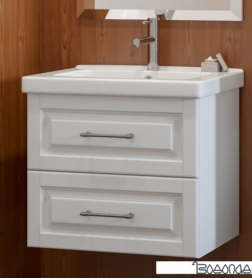 Smile Тумба с умывальником Сити Z0000013934+640207 (белый)