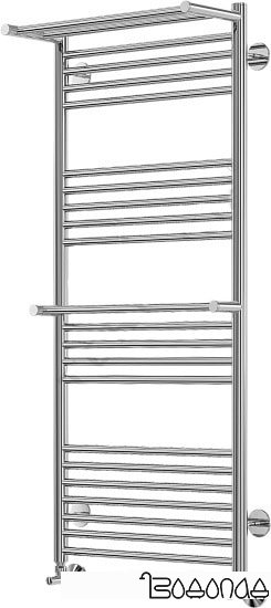 Полотенцесушитель TERMINUS Аврора П22 с 2 полками (532x1200)