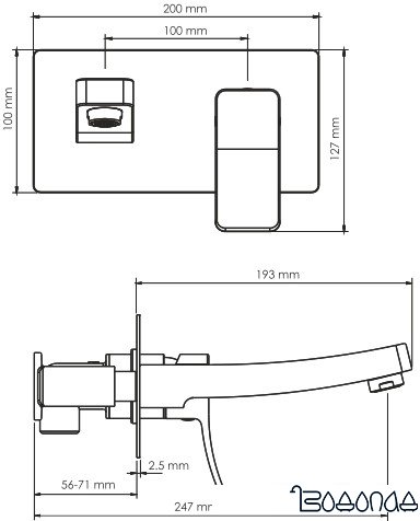 Смеситель Wasserkraft Aller 10630