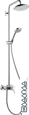 Душевая система Hansgrohe Croma 220 Showerpipe (27222000)