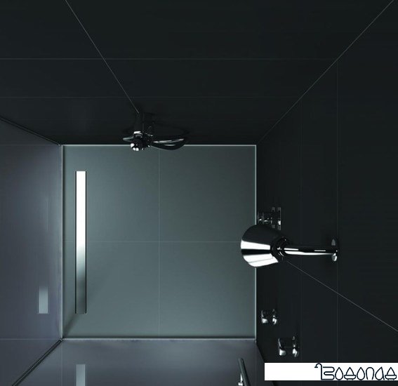 Трап/канал Berges Wasserhaus B1 Keramik 500 090016 (матовый хром) фото 2