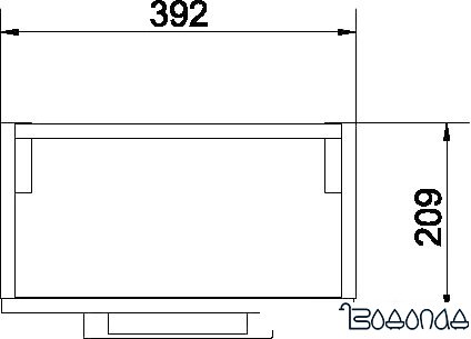 Cersanit Melar тумба под умывальник Como 40 [S614-008] фото 4