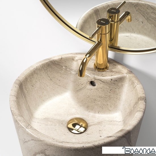 Умывальник Rea Blanka (натуральный камень)