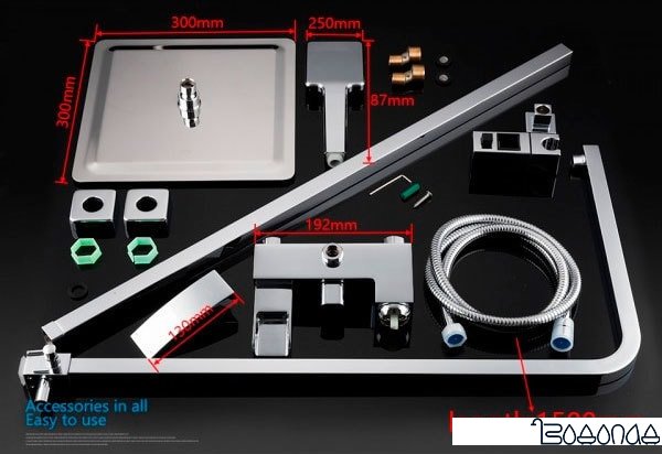 Душевая система Gappo G2407-20 фото 4