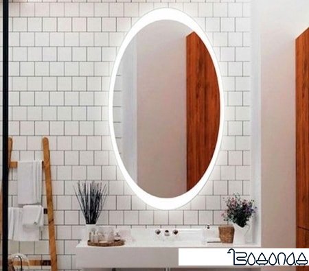 Континент Зеркало Lily LED 57x77