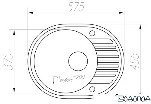 Кухонная мойка Tolero R-122 (серый металлик) фото 2 Кухонная мойка Tolero R-122 (серый металлик) фото 2