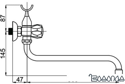 Смеситель Rubineta R-1 Globo (K)