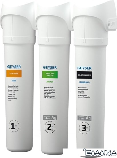 Стационарная система "под мойкой" Гейзер Смарт Био 521 (для жесткой воды)