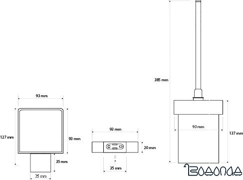 Ершик для унитаза Bemeta Via 135013012 фото 2