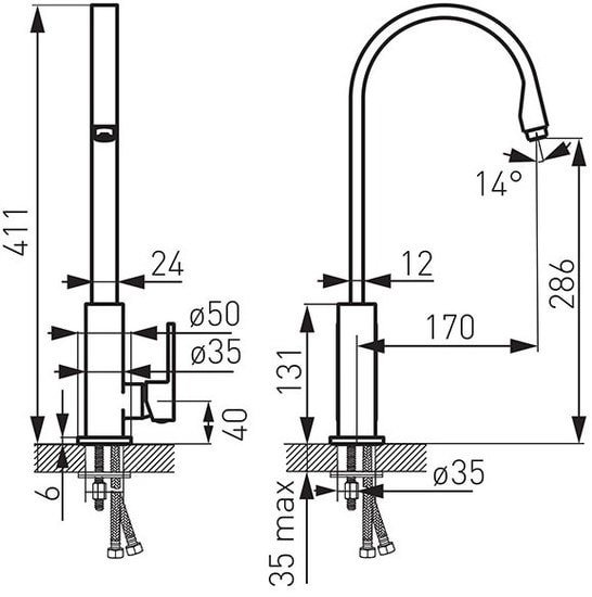 Смеситель Ferro Zicco BZI4-12