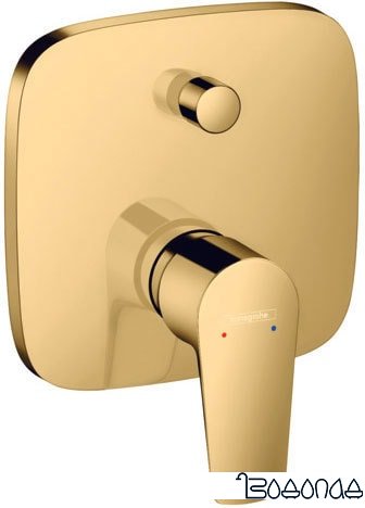 Смеситель Hansgrohe Talis E 71745990 (золотистый) фото 1