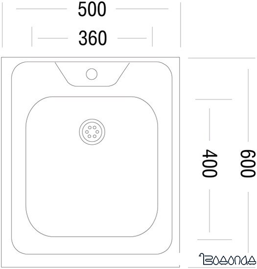 Кухонная мойка Ukinox STD 500.600-5C 0C Кухонная мойка Ukinox STD 500.600-5C 0C