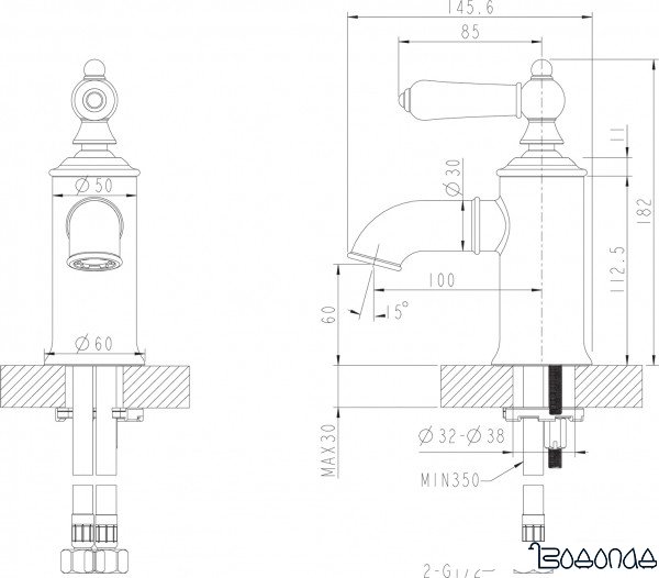 Смеситель Bravat Art F175109U