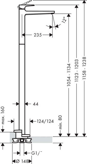 Смеситель Hansgrohe Metropole 74530000