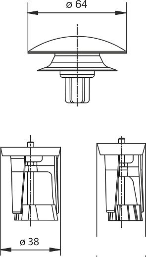 Накладка сливного гарнитура Bonomini 0820CR99S7 фото 4