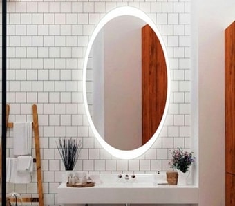 Континент Зеркало Lily LED 57x77