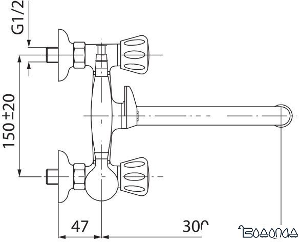 Смеситель Ferro Standard BST11A