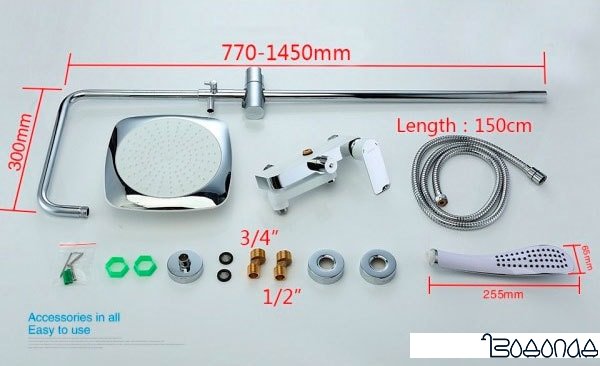 Душевая система Gappo G2402-8