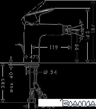 Смеситель Hansgrohe Logis 100 71200000 фото 2