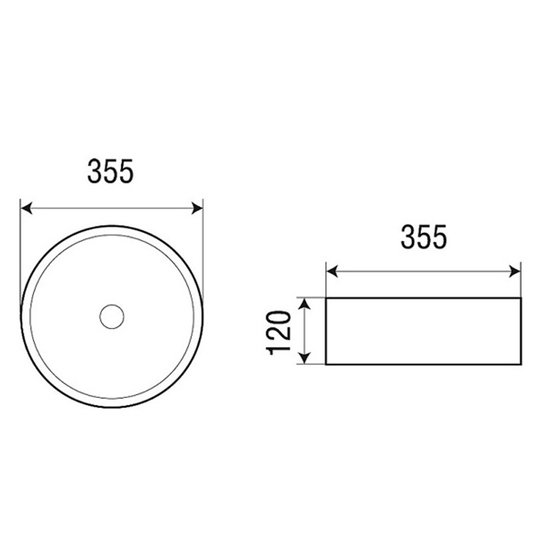 Умывальник Azario AZ-3134-MB фото 3