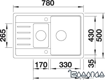 Кухонная мойка Blanco Legra 6S Compact 521304 (белый)