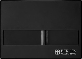 Панель смыва Berges Wasserhaus Novum L6 (глянцевый черный)