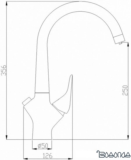 Смеситель ZorG SH 815 BLACK BR