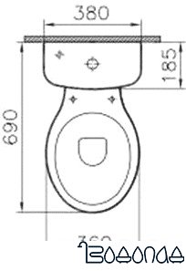 Унитаз Vitra Normus (9705B003-7200)