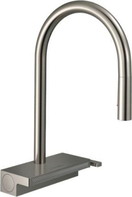Смеситель Hansgrohe Aquno Select M81 73831800 (стальной)