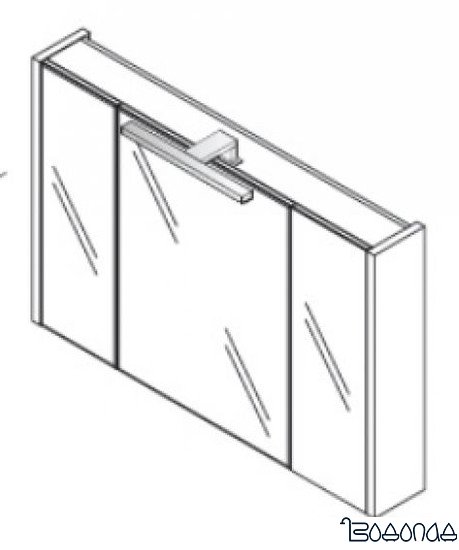 Roca Шкаф с зеркалом Etna 7857305806 фото 3