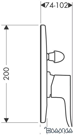 Смеситель Hansgrohe Metris 31484000