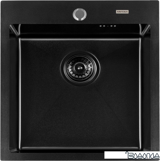Кухонная мойка ARFEKA AF 500*505 Black PVD Nano Кухонная мойка ARFEKA AF 500*505 Black PVD Nano