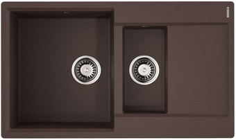 Кухонная мойка Omoikiri Daisen 86-2 DC (темный шоколад)