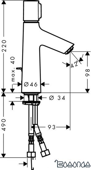Смеситель Hansgrohe Talis Select S 72042000