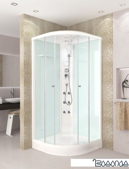 Душевая кабина Domani-Spa Delight 88 80x80 (сатин матированное стекло/белый)
